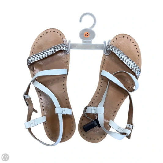 Sandals Designer By Ugg In White, Size: 10