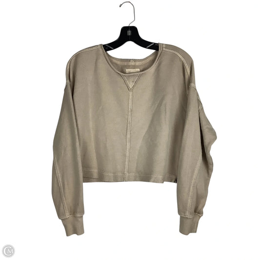 Top Long Sleeve By Aerie In Brown, Size: Xs