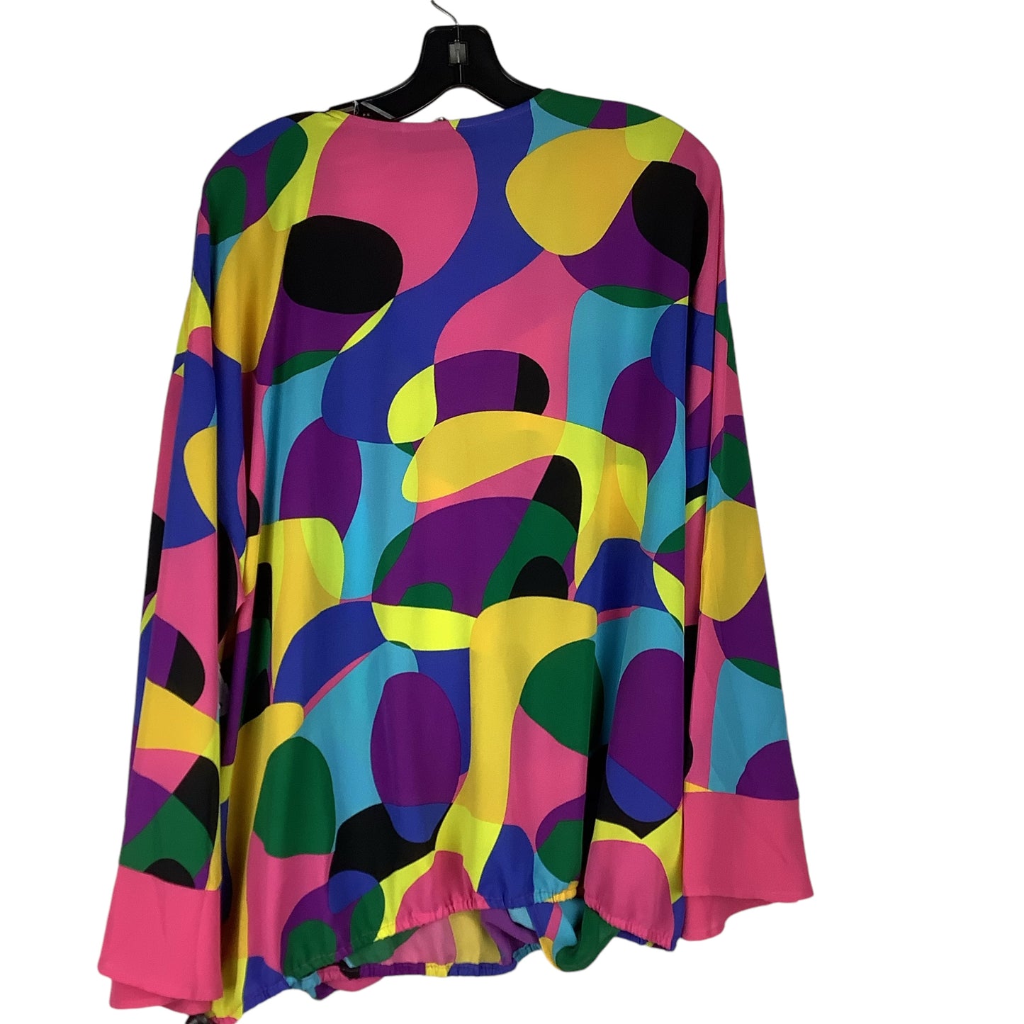 Top Long Sleeve By New York And Co In Multi-colored, Size: Xxl