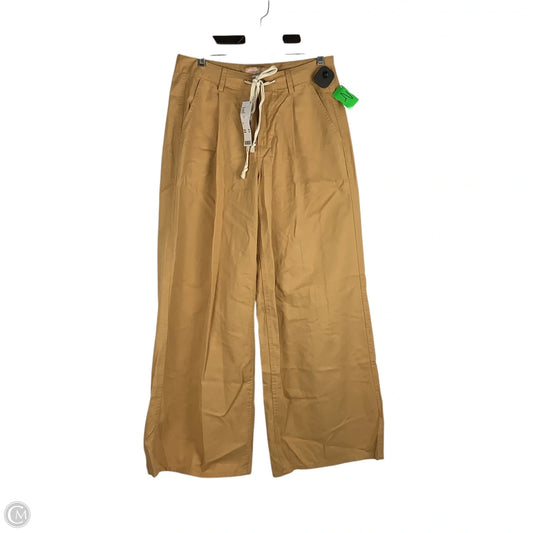 Pants Wide Leg By Urban Outfitters In Yellow, Size: 2