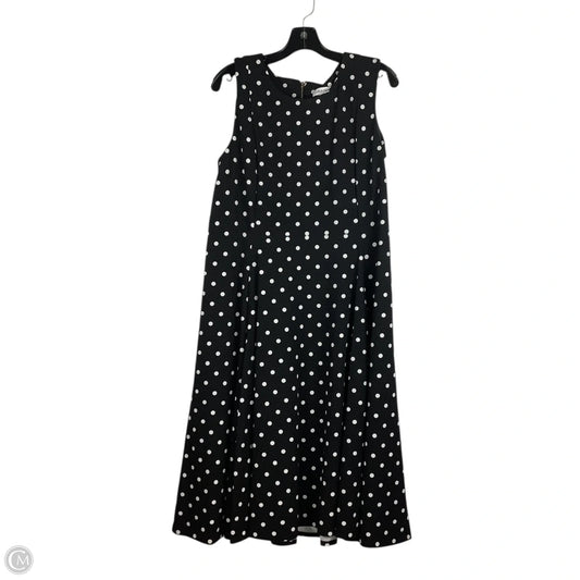 Dress Work By Calvin Klein In Polkadot Pattern, Size: 16