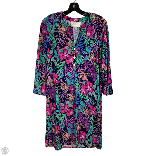 Dress Casual Midi By Pappagallo In Multi-colored, Size: M