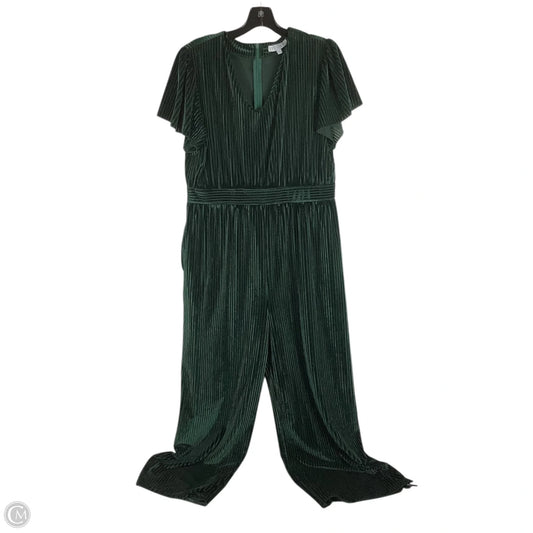 Jumpsuit By Clothes Mentor In Green, Size: Xl