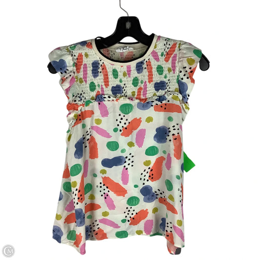 Top Short Sleeve By Thml In Multi-colored, Size: S
