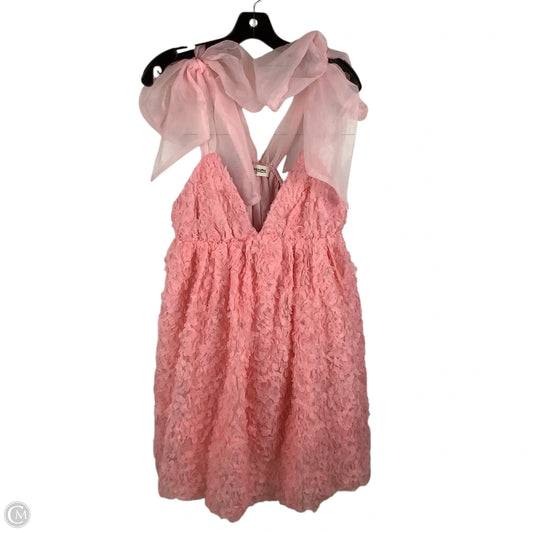 Dress Party Short By Impressions In Pink, Size: L