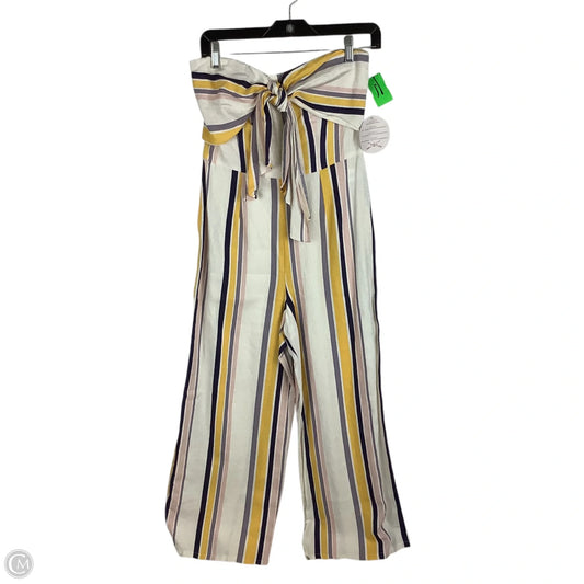 Jumpsuit By Clothes Mentor In Striped Pattern, Size: 4