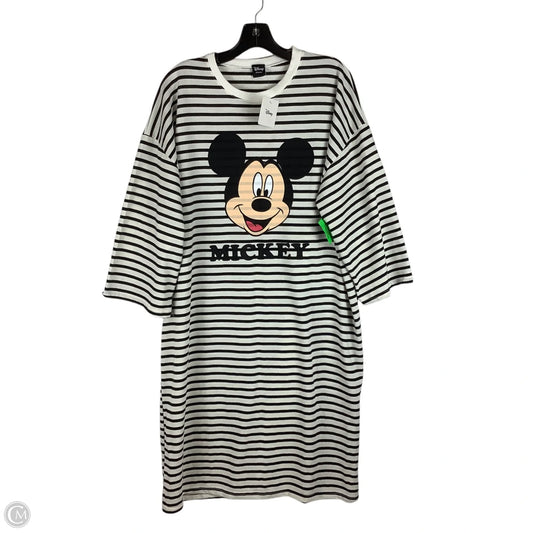 Dress Casual Maxi By Disney Store In Striped Pattern, Size: Xl