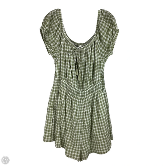 Romper Short By American Eagle In Green, Size: Xl