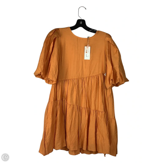 Dress Casual Short By Moon River In Orange, Size: S