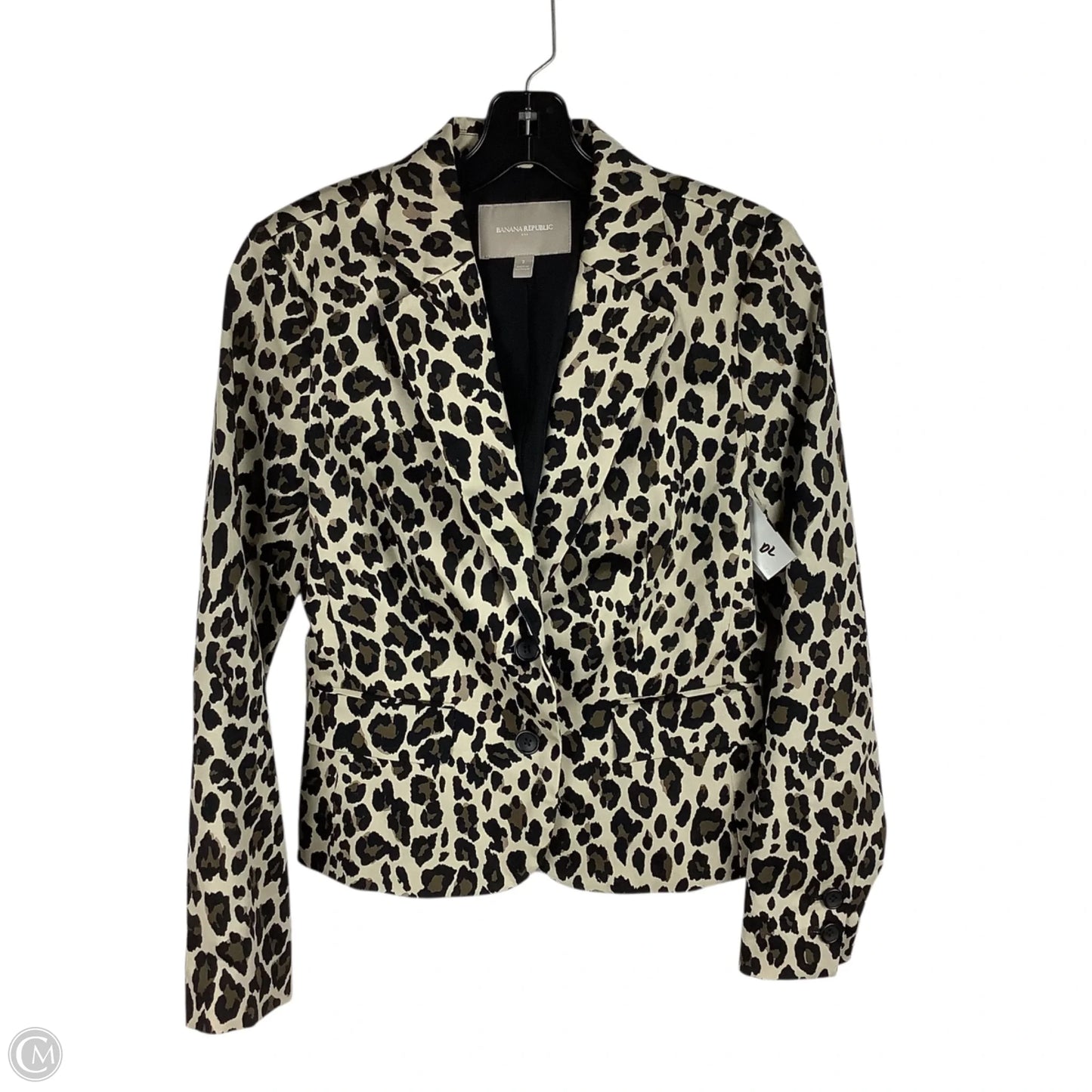 Blazer By Banana Republic In Animal Print, Size: 2