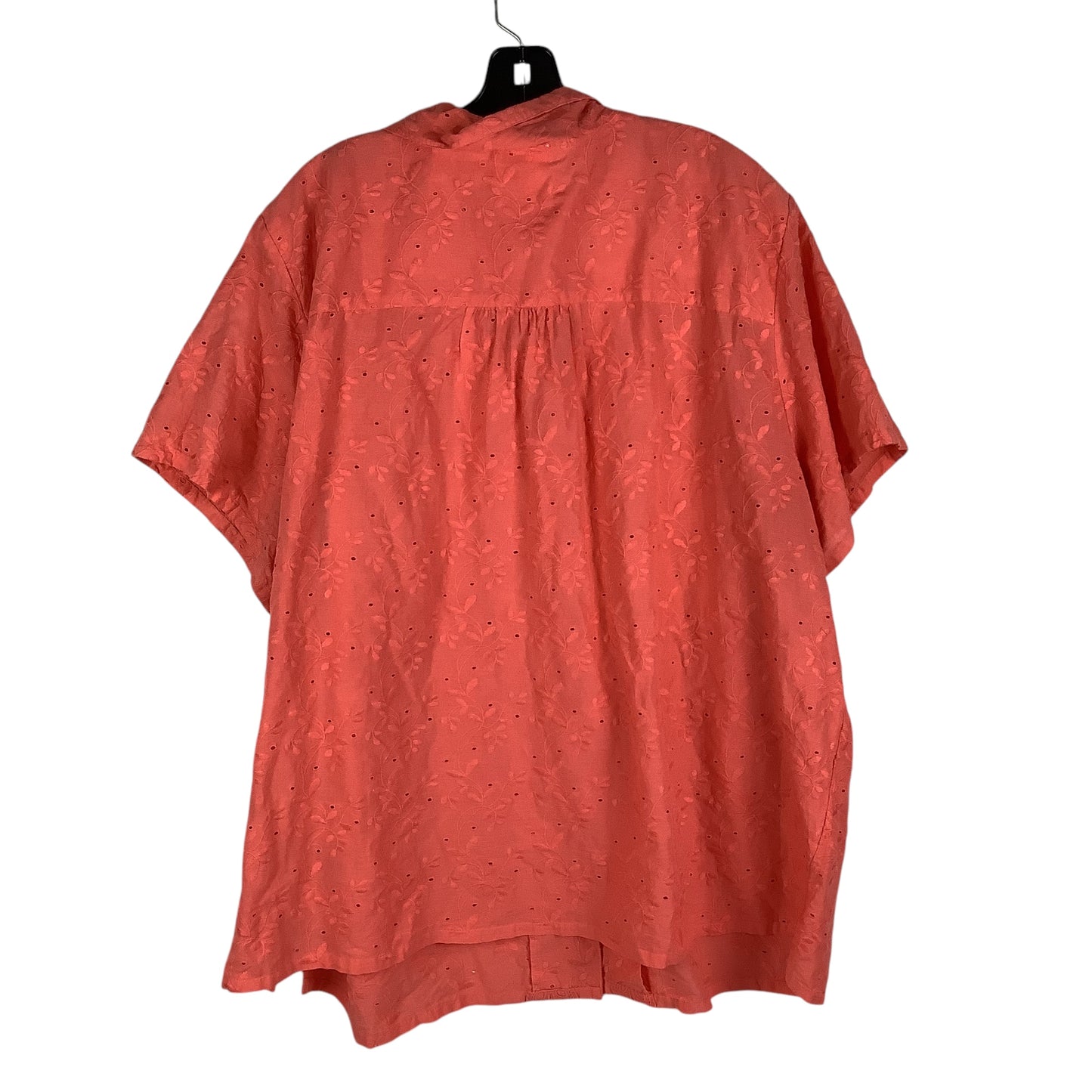 Top Short Sleeve By Maeve In Orange, Size: 3x (24W)