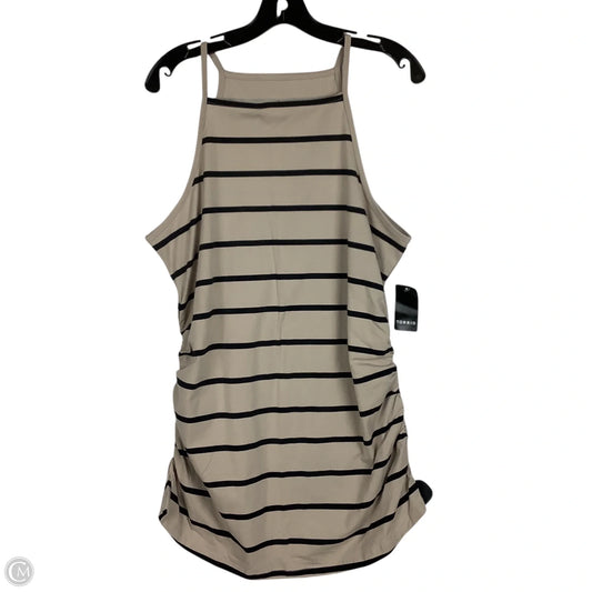 Top Sleeveless By Torrid In Striped Pattern, Size: 3x