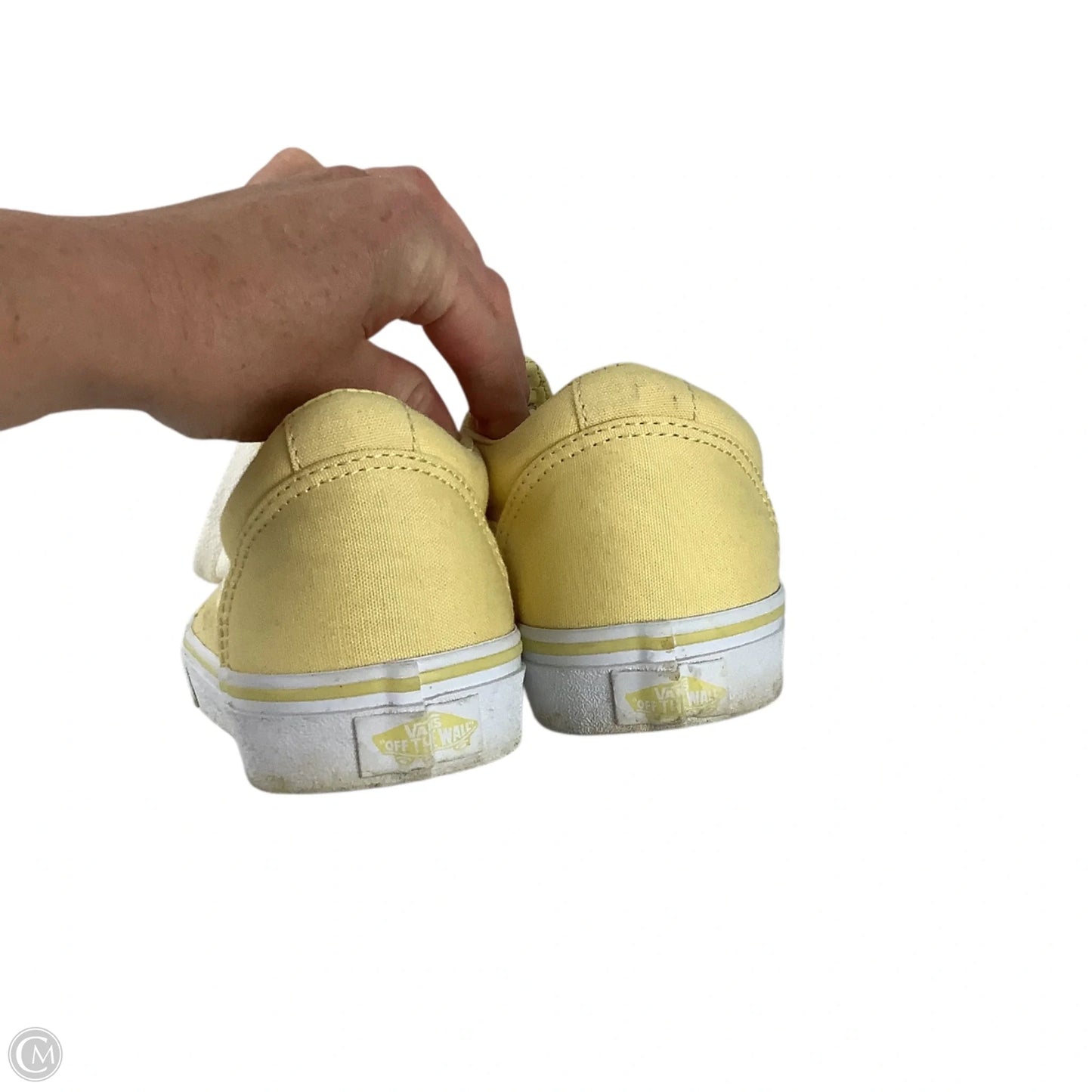 Shoes Sneakers By Vans In Yellow, Size: 9.5