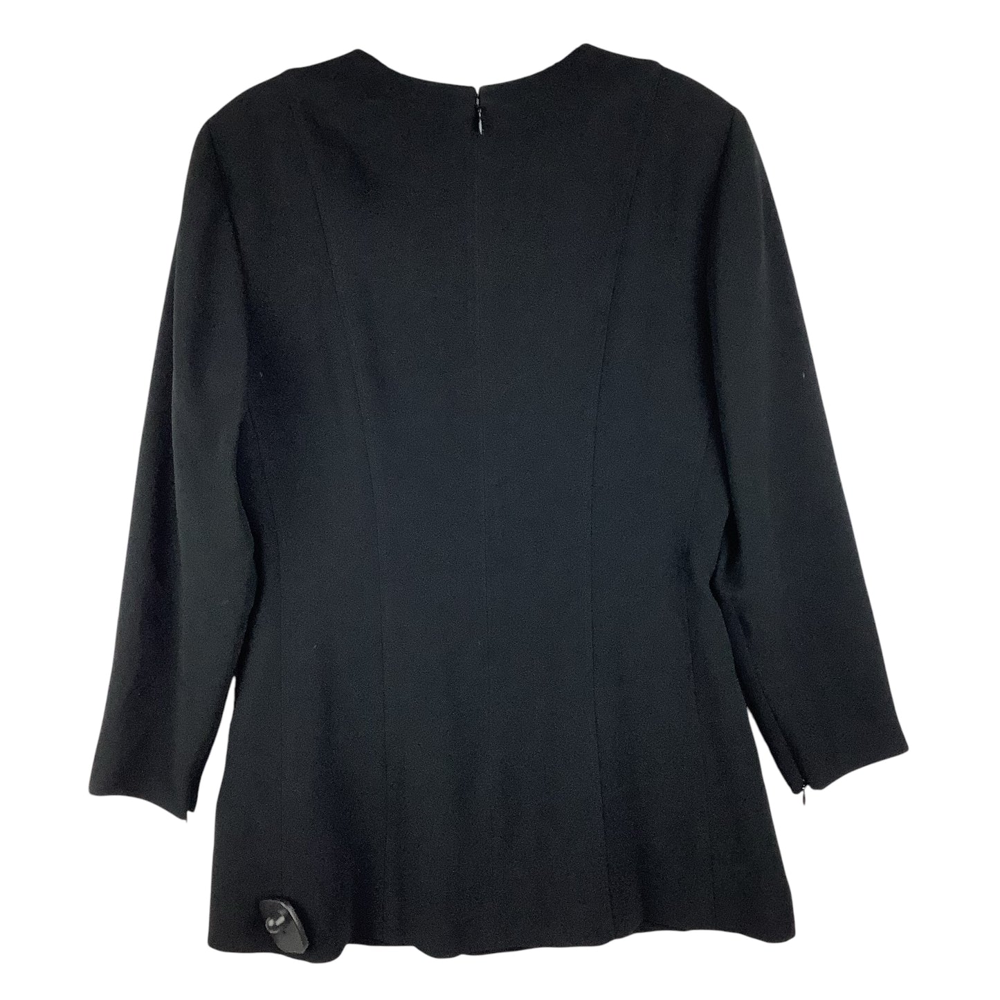 Top Long Sleeve Designer By Theory In Black, Size: S