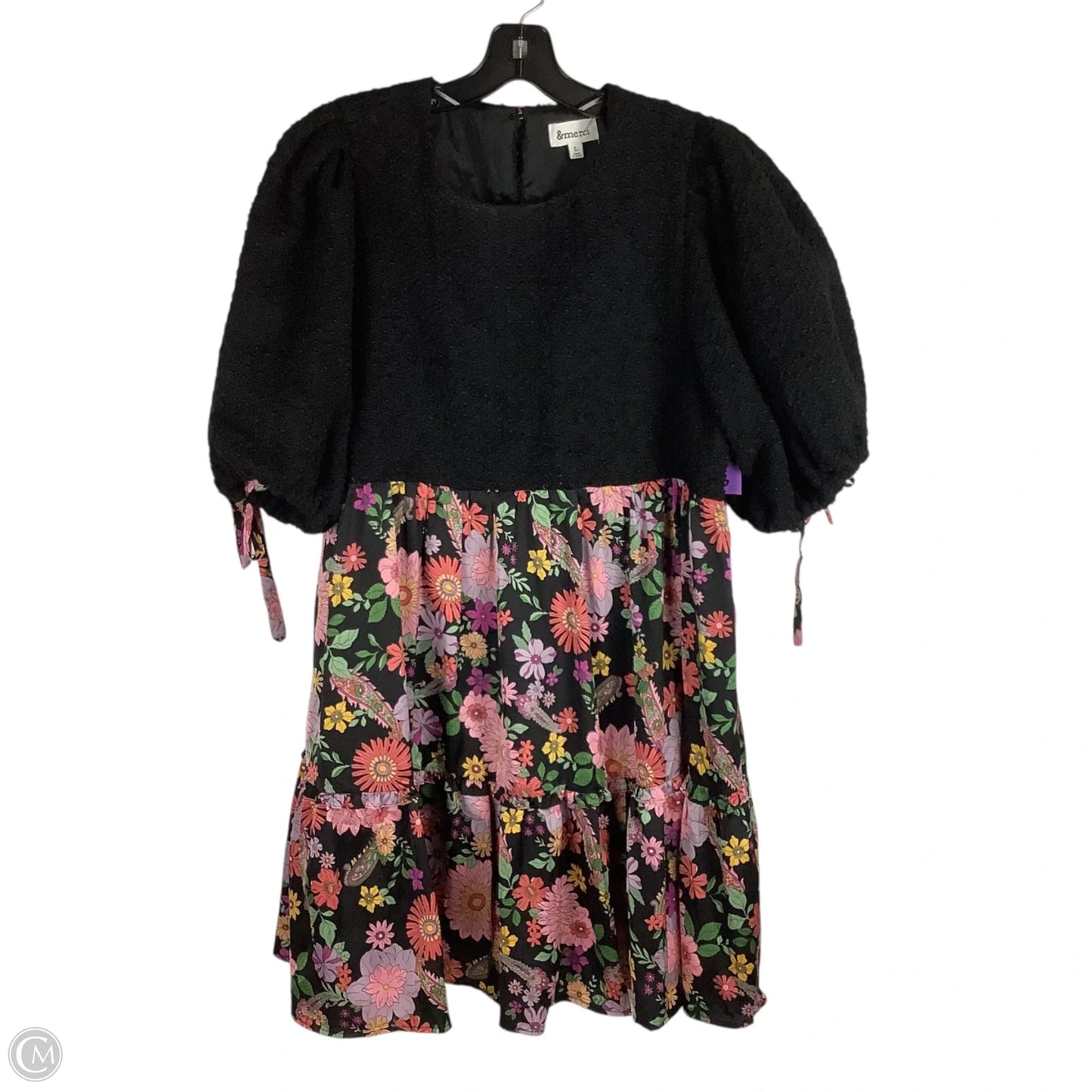 Dress Casual Short By Clothes Mentor In Floral Print, Size: L