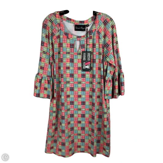 Dress Casual Midi By Clothes Mentor In Plaid Pattern, Size: M