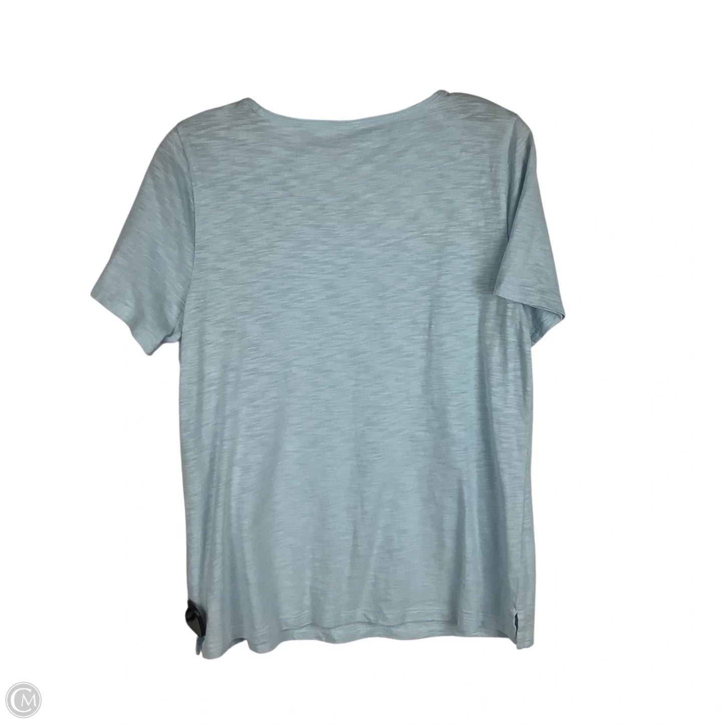 Top Short Sleeve By Talbots In Blue, Size: Lp