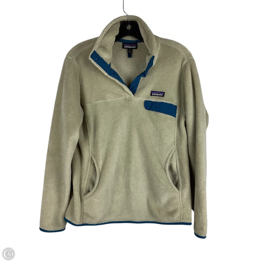 Jacket Fleece By Patagonia In Cream, Size: L