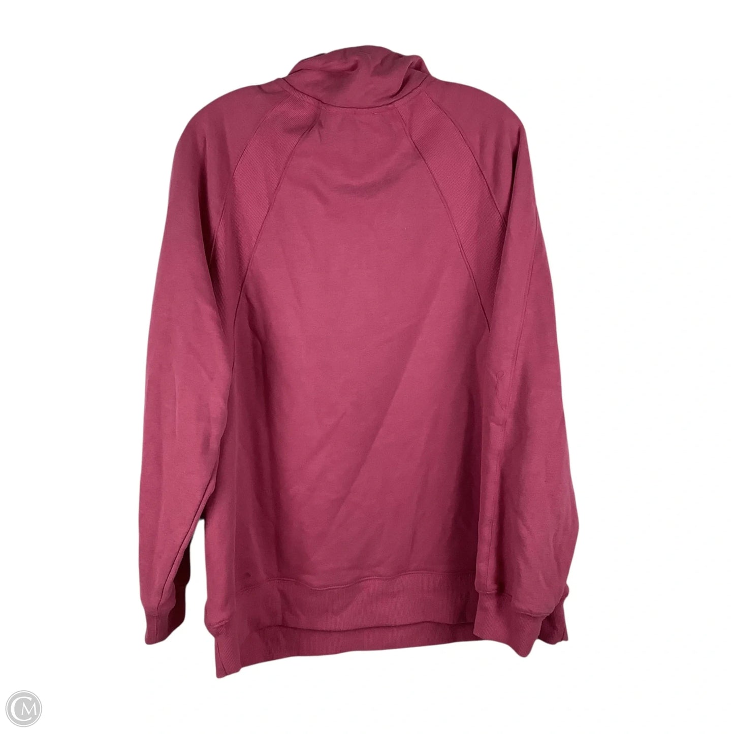Sweatshirt Collar By Clothes Mentor In Pink, Size: L