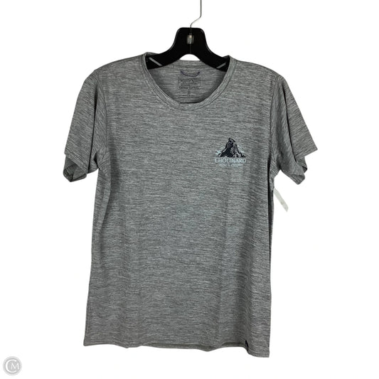 Top Short Sleeve By Patagonia In Grey, Size: S