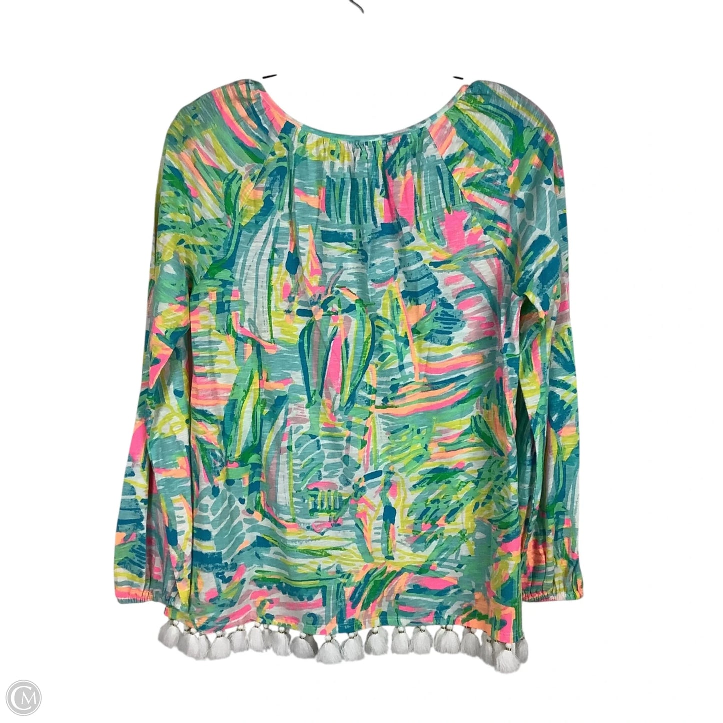 Top Long Sleeve Designer By Lilly Pulitzer In Multi-colored, Size: Xs