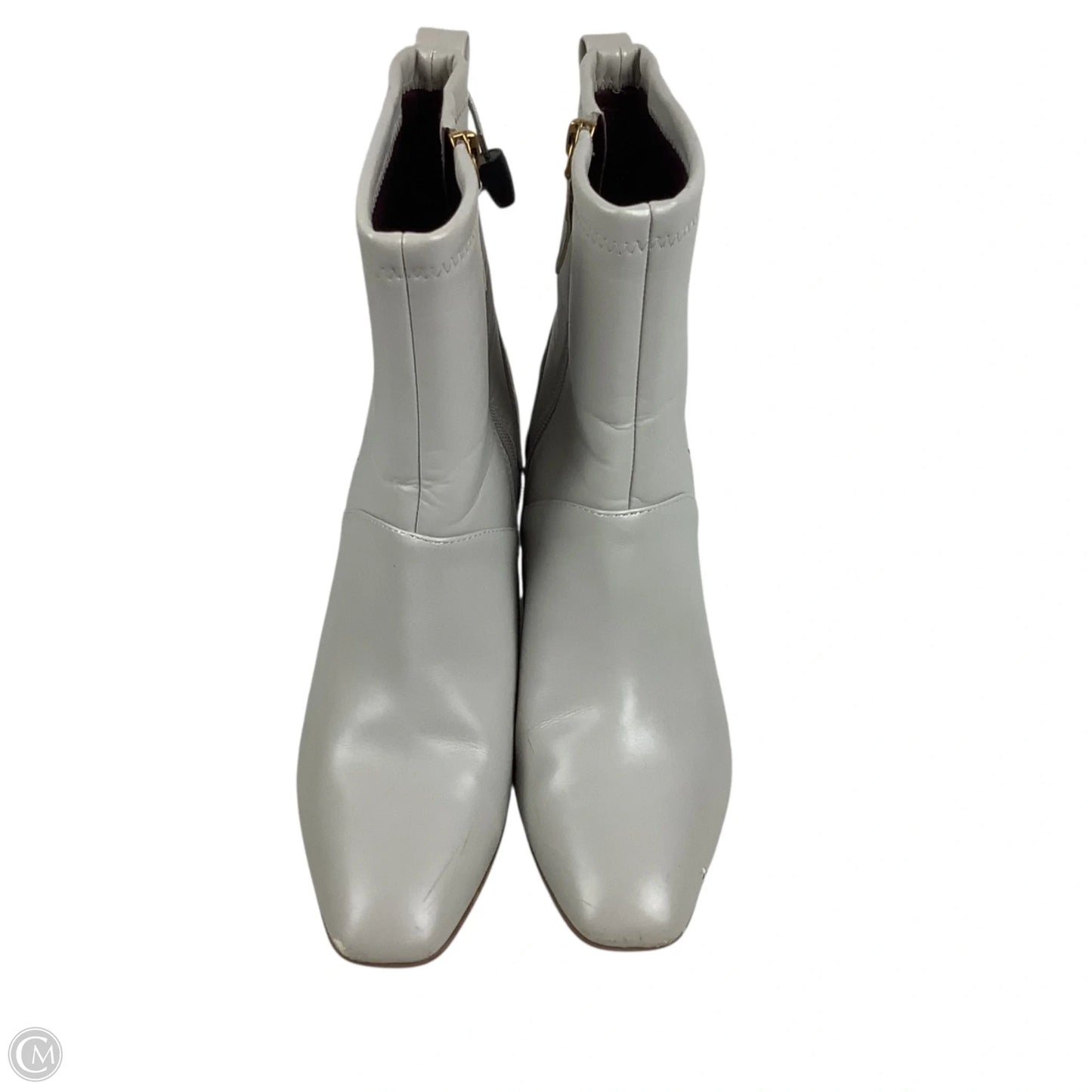 Boots Ankle Heels By Franco Sarto In Grey, Size: 8.5