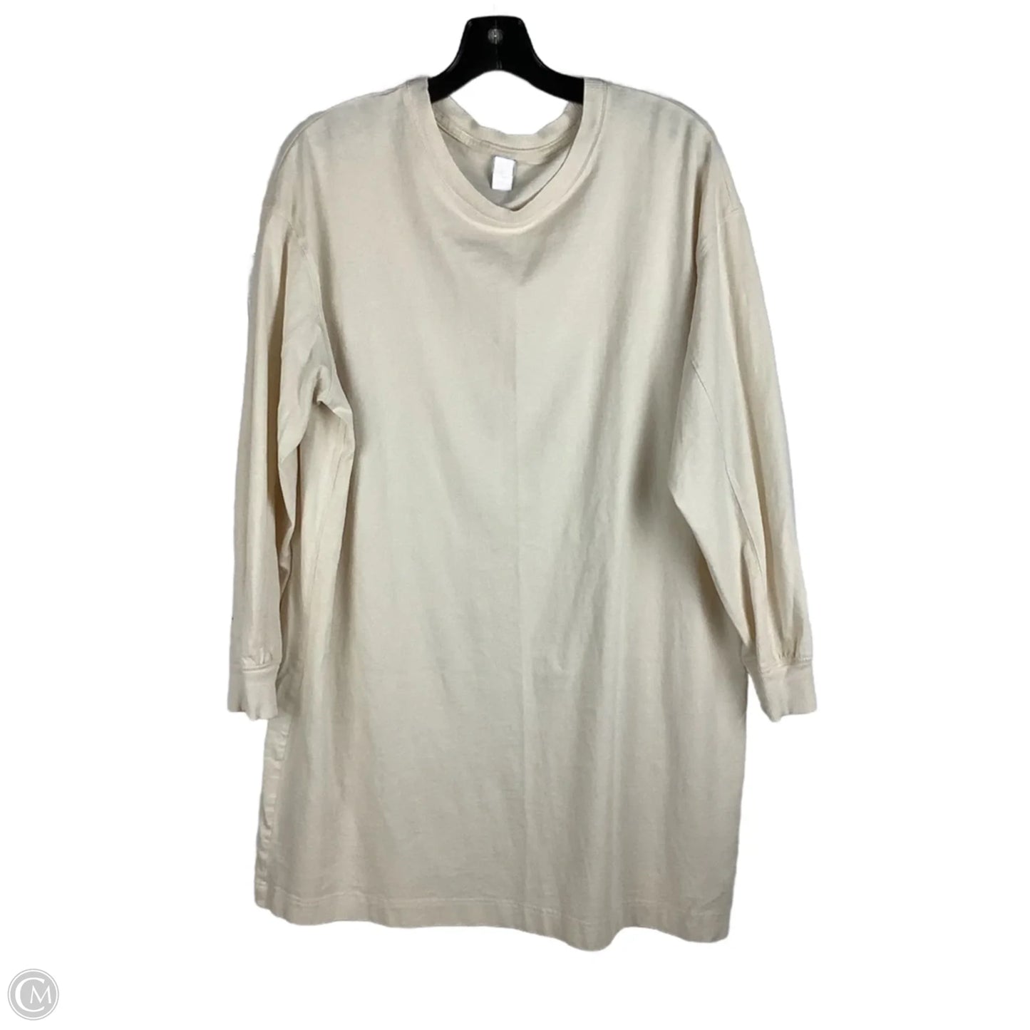 Top Long Sleeve By Old Navy In Cream, Size: L