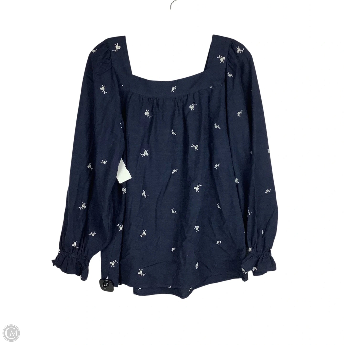 Top Long Sleeve By Lc Lauren Conrad In Navy, Size: Xs
