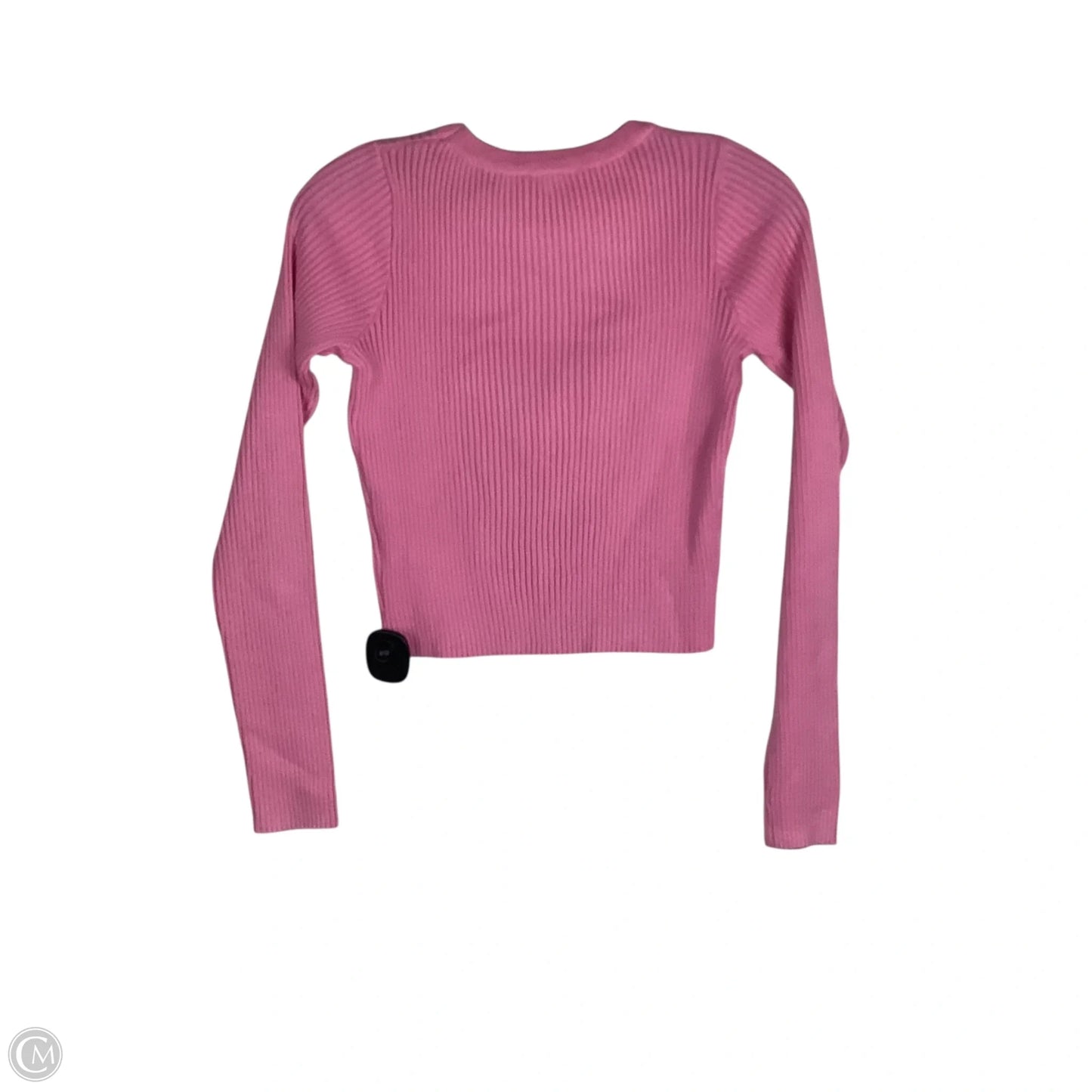 Top Long Sleeve By Timing In Pink, Size: M