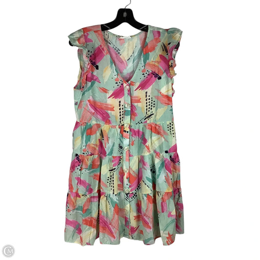 Dress Casual Midi By Mine In Multi-colored, Size: L