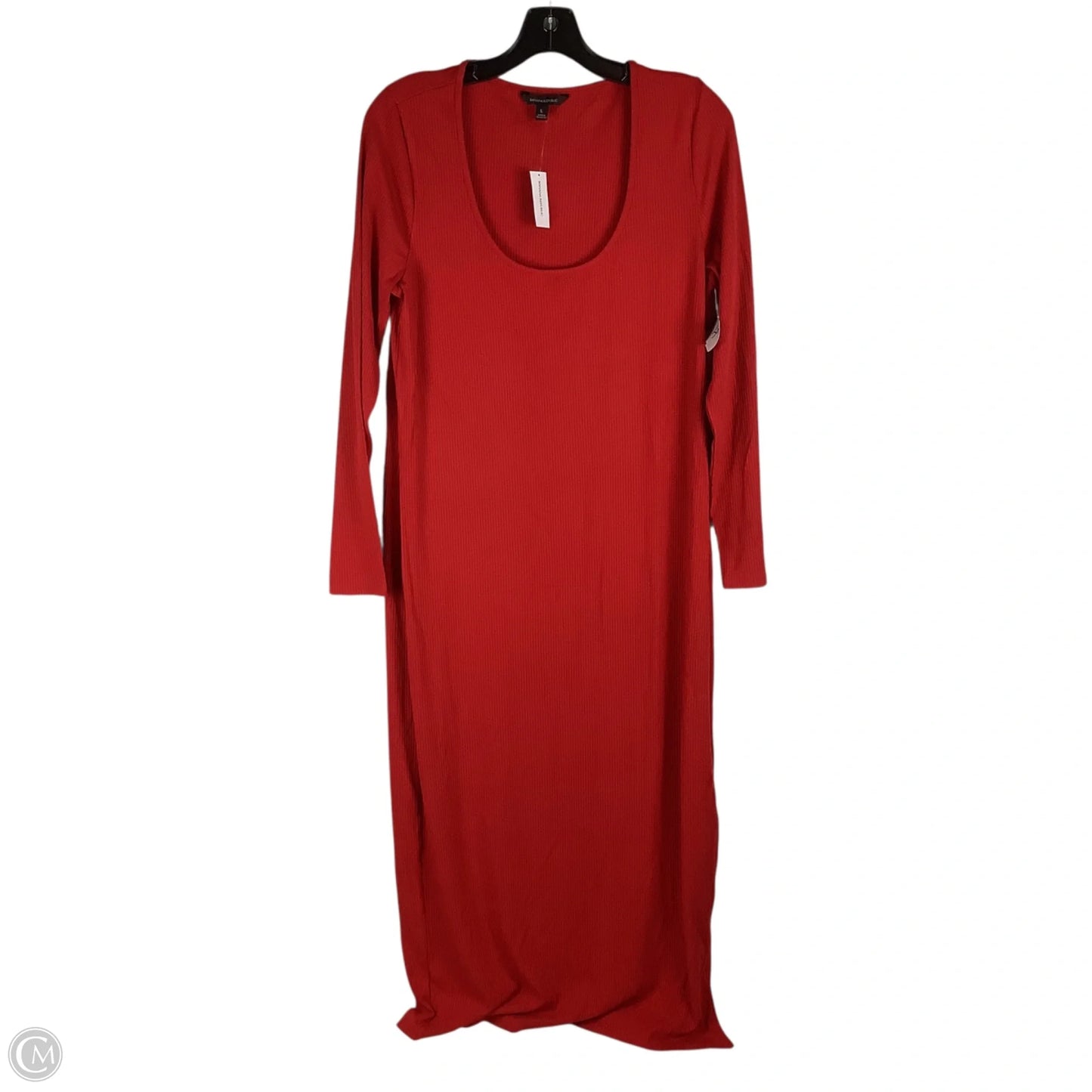 Dress Casual Maxi By Banana Republic In Red, Size: L