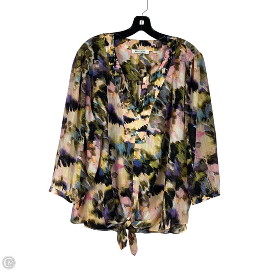 Top Long Sleeve By Rose And Olive In Multi-colored, Size: 2x