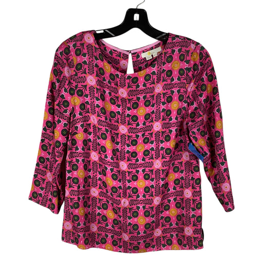 Top Long Sleeve By Boden In Floral Print, Size: 8