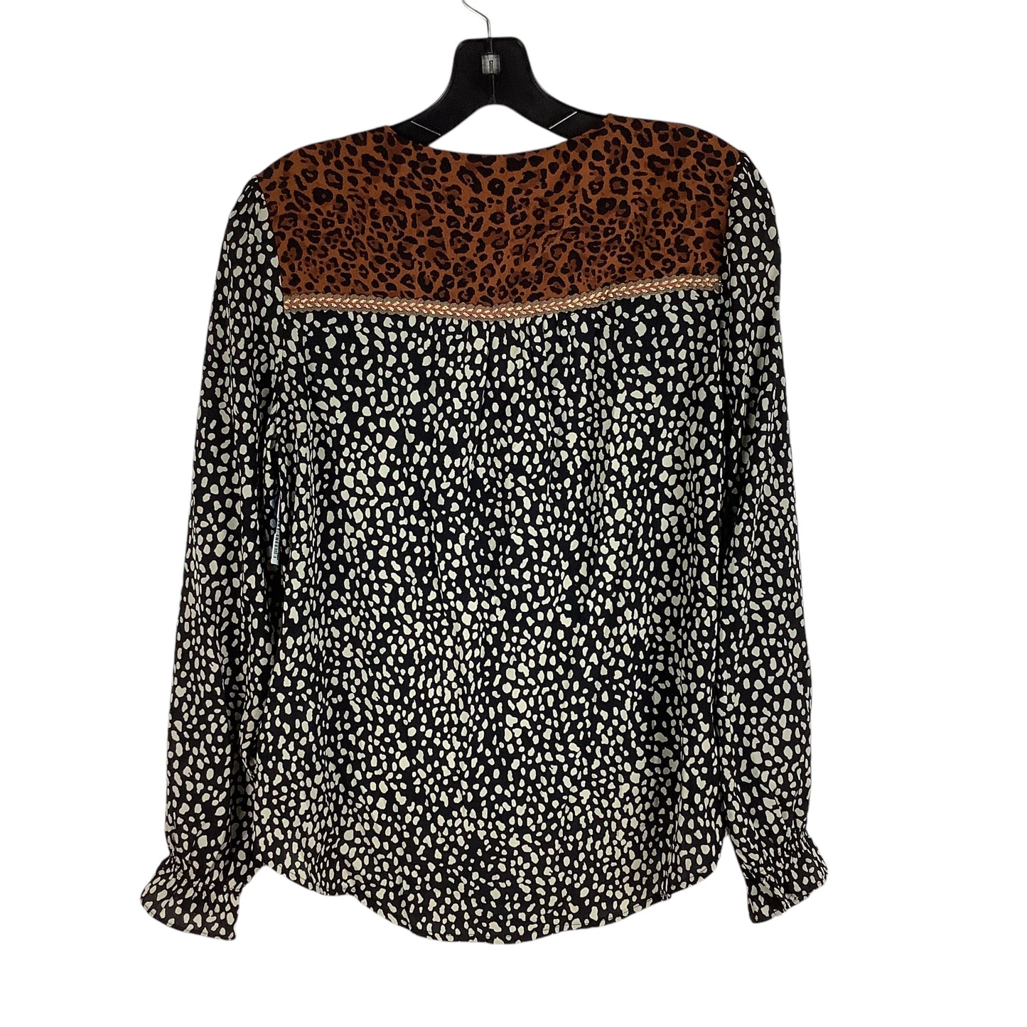 Top Long Sleeve By Thml In Black, Size: M