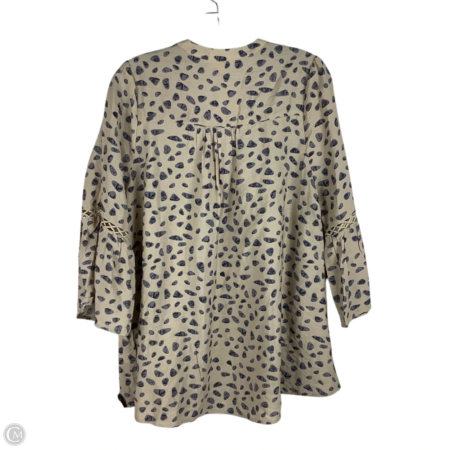 Top Long Sleeve By Oddi In Tan, Size: S