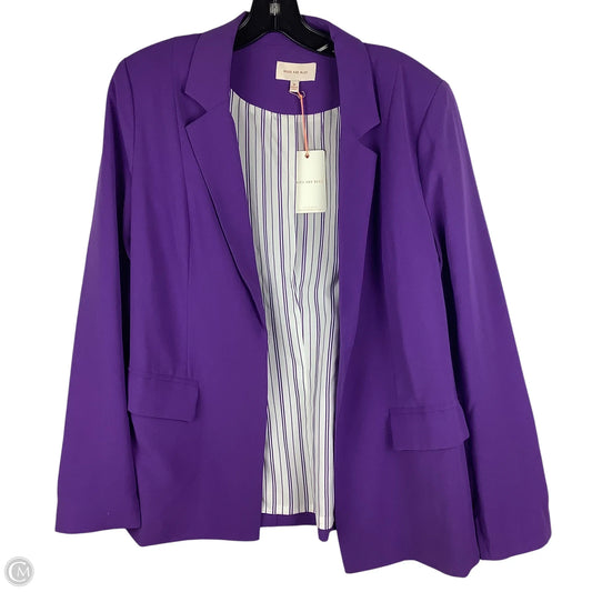 Blazer By Skies Are Blue In Purple, Size: M