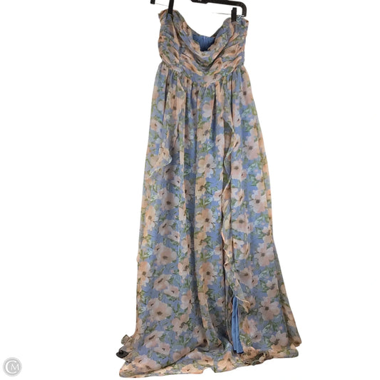 Dress Casual Maxi By Fashion Nova In Floral Print, Size: Xl