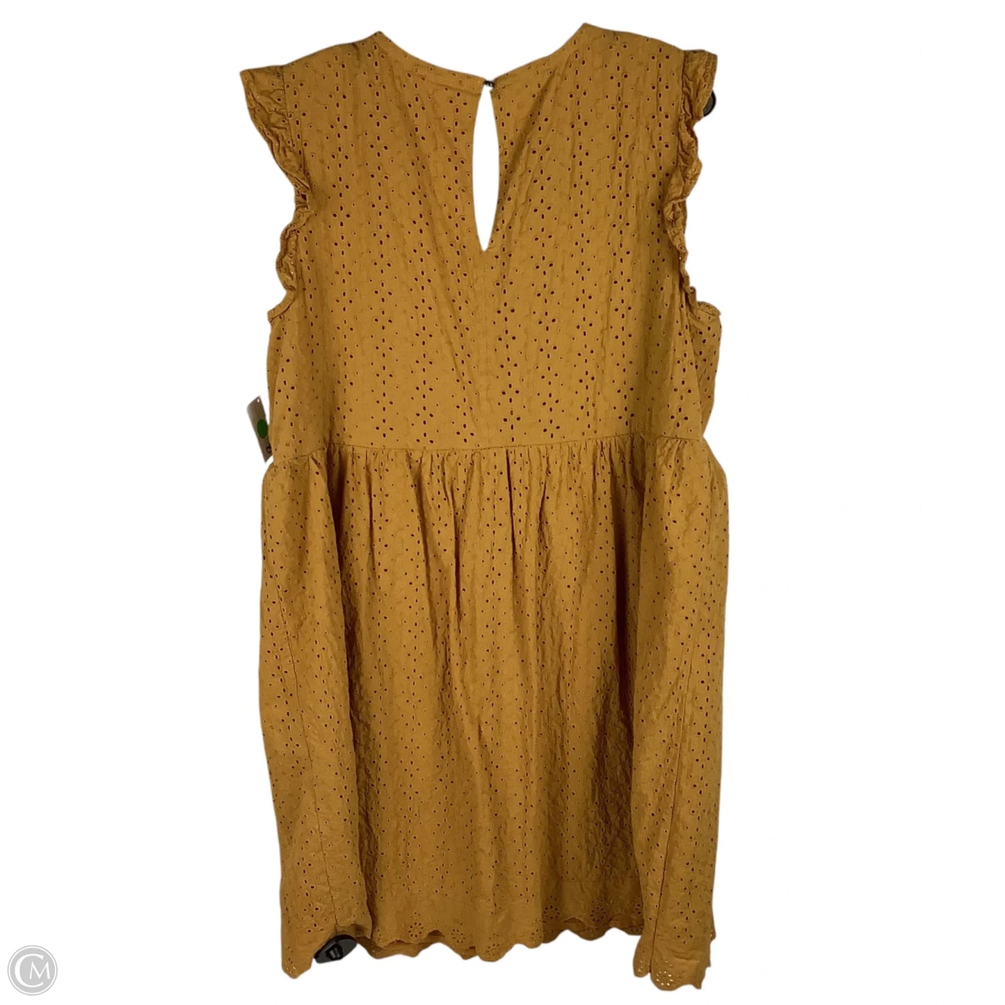 Dress Casual Midi By Knox Rose In Yellow, Size: L