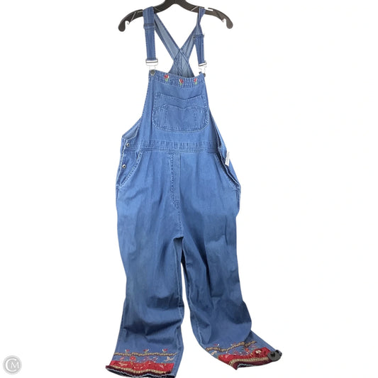 Overalls By Agapo In Blue Denim, Size: Xl