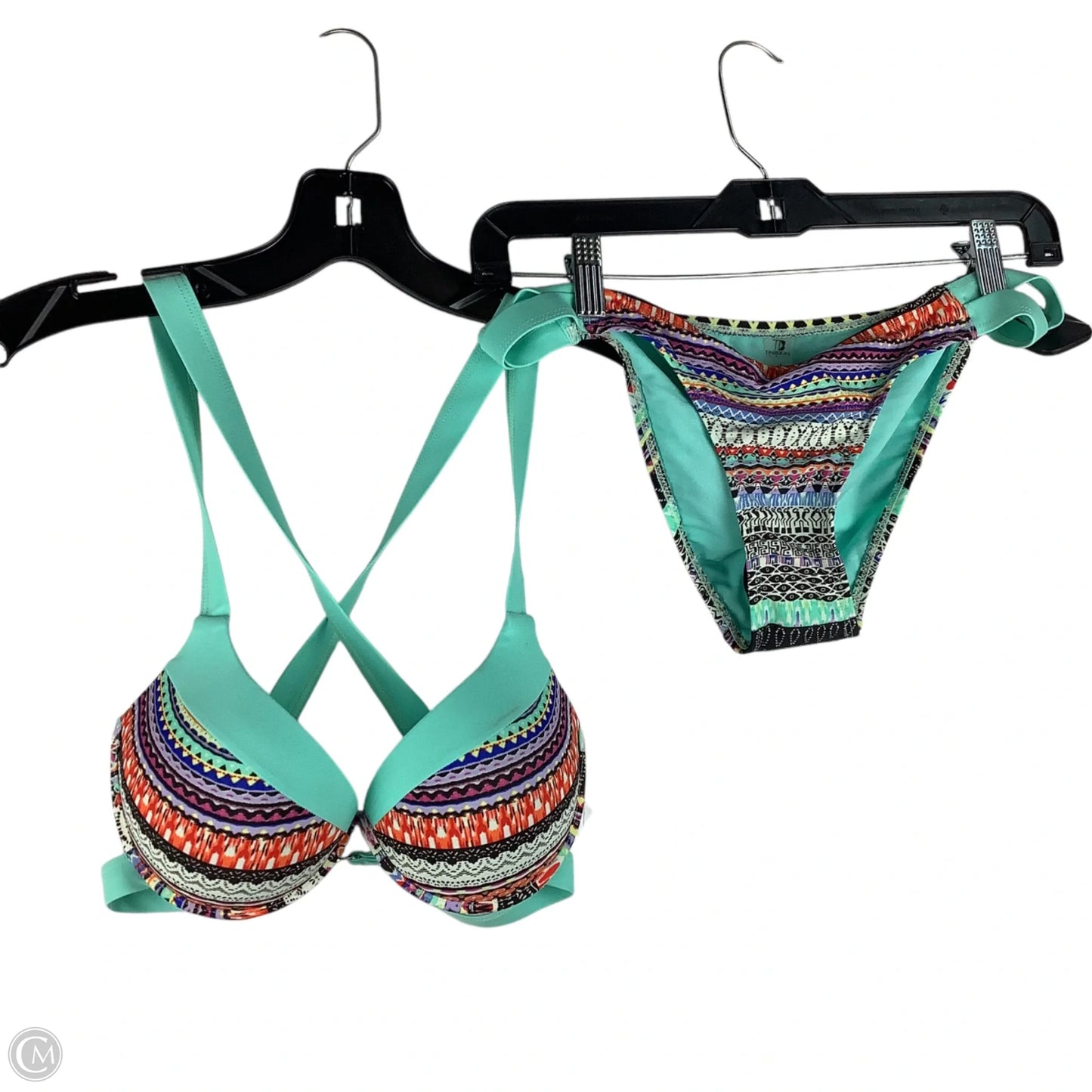 Swimsuit 2pc By Cmc In Multi-colored, Size: S