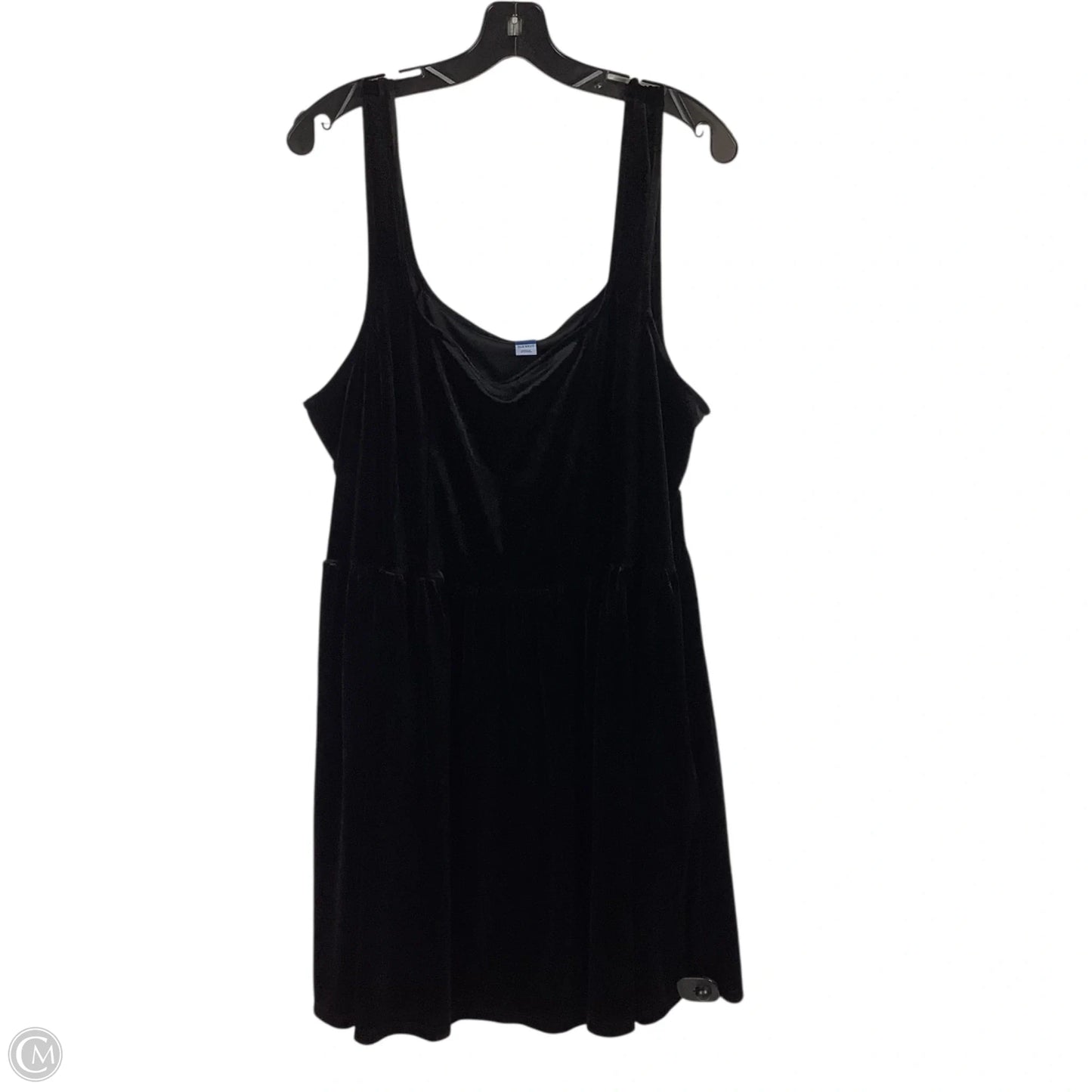 Dress Casual Short By Old Navy In Black Velvet, Size: Xxl