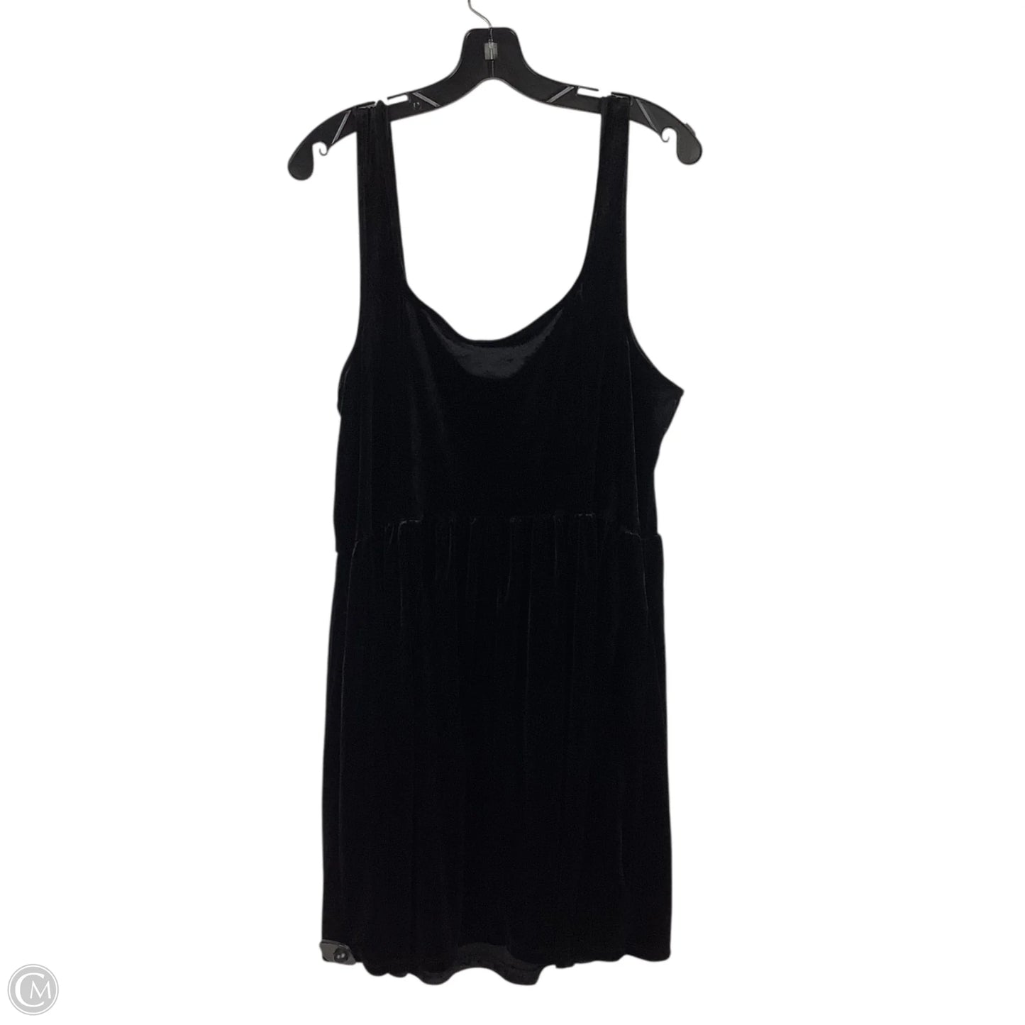 Dress Casual Short By Old Navy In Black Velvet, Size: Xxl
