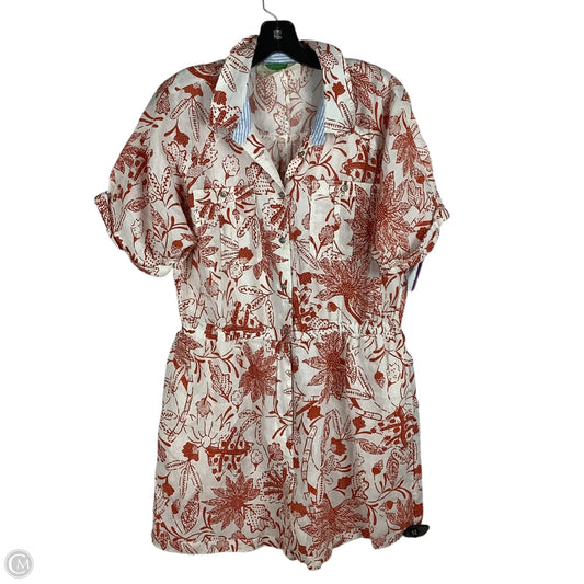 Romper By Anthropologie In White, Size: L
