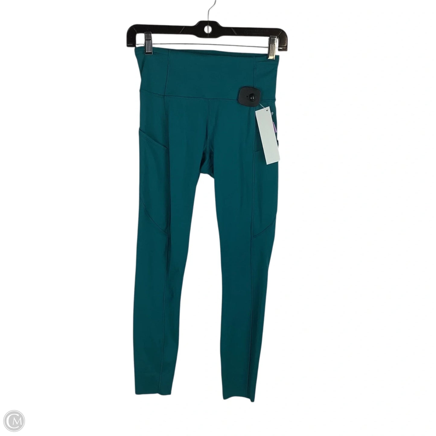 Athletic Leggings By Lululemon In Teal, Size: 4