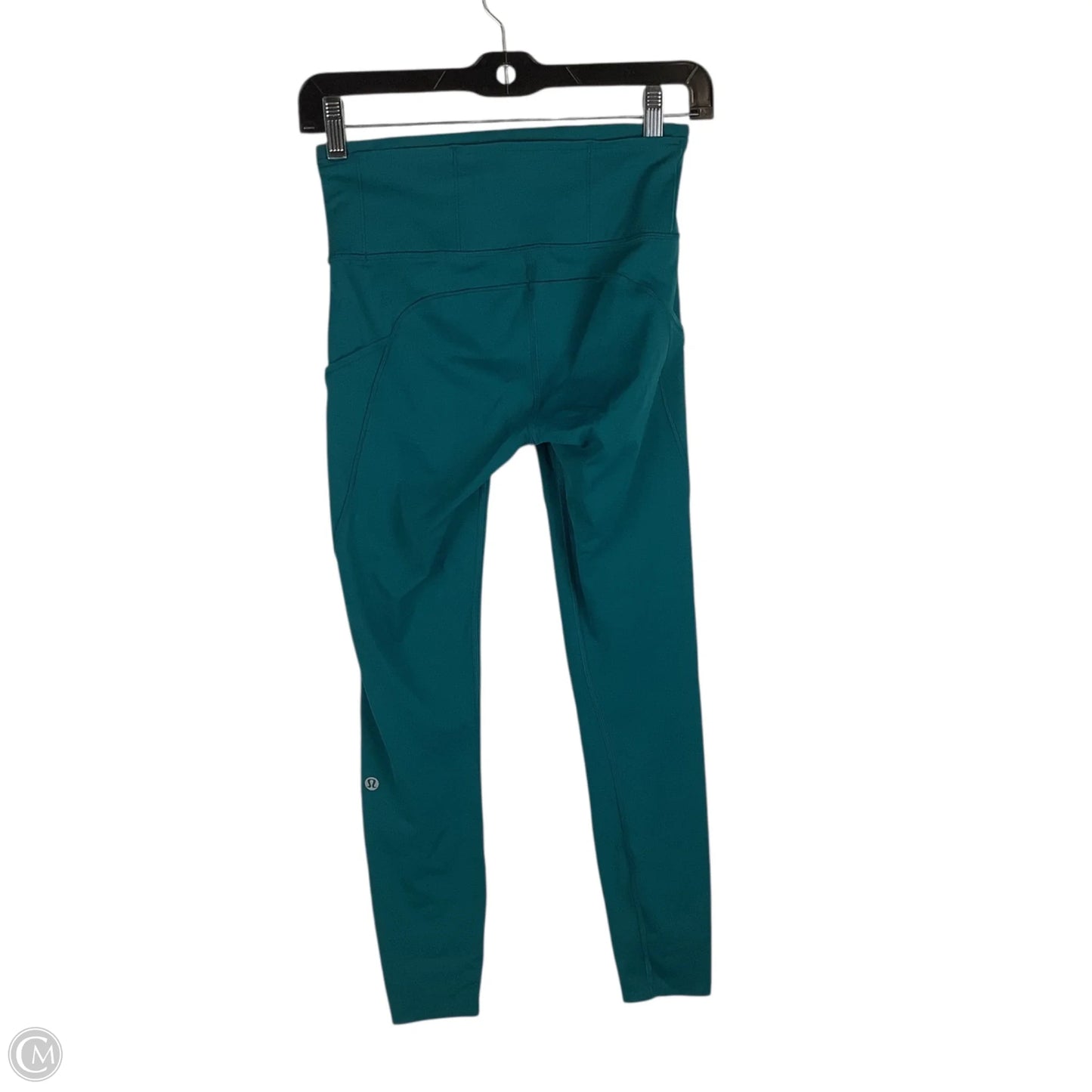 Athletic Leggings By Lululemon In Teal, Size: 4