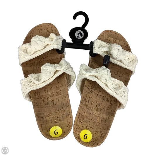 Sandals Flats By Anne Klein In White, Size: 9