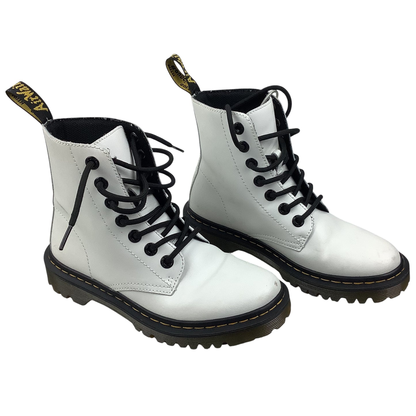 Boots Designer By Dr Martens In White, Size: 5