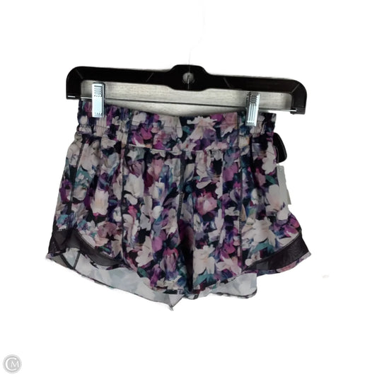 Athletic Shorts By Lululemon In Purple, Size: 4 TALL