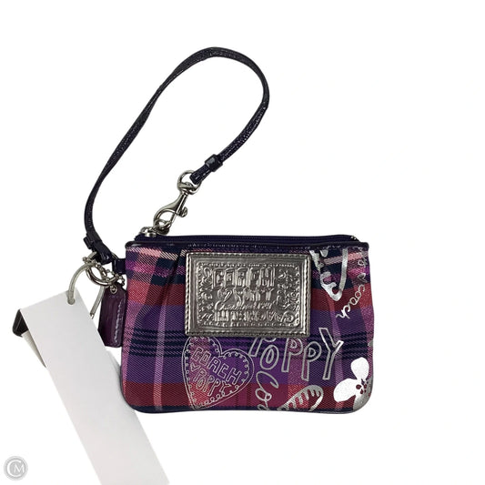Wristlet Designer By Coach, Size: Small
