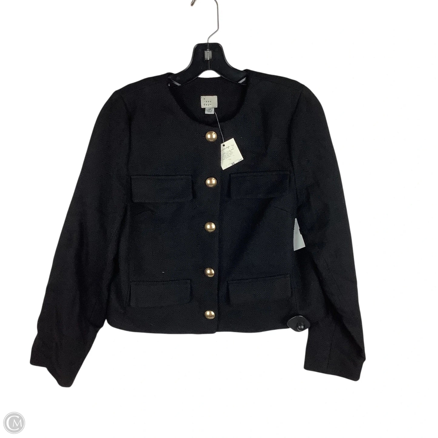 Cardigan By A New Day In Black, Size: Xs